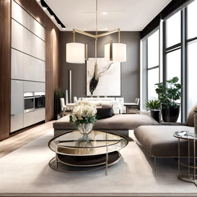 Moderne Luxuswohnung mit offener Küche