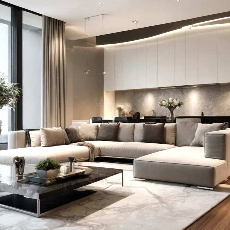 Architekturplan eines Premium-Apartments