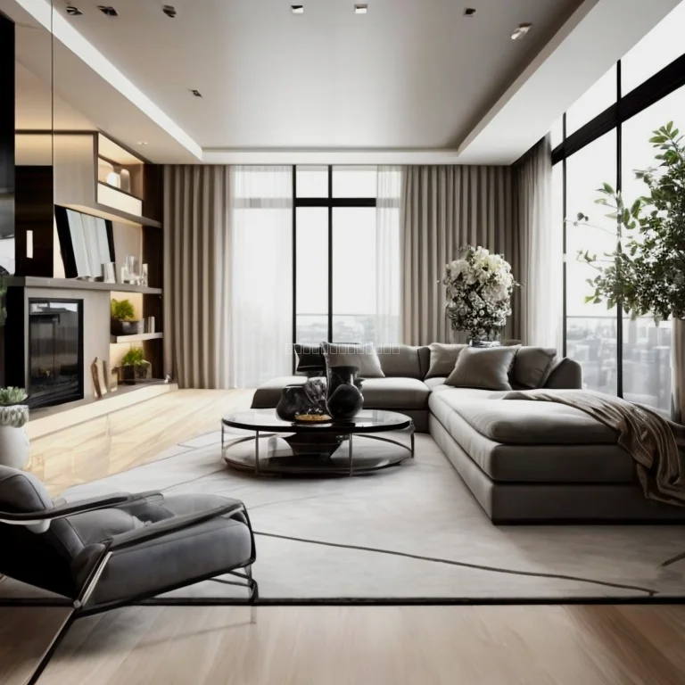 Luxuswohnung Interieur mit modernem Design